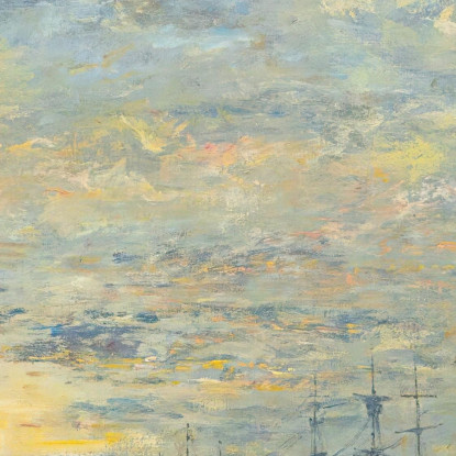 Le Havre – Bacino Dell’Eure Eugène Boudin ebd75 quadro stampato su tela