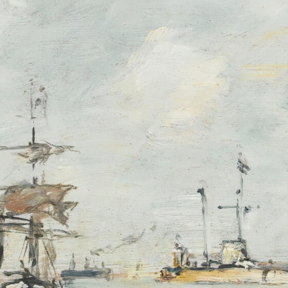 Le Havre – L’Avamporto Eugène Boudin ebd81 quadro stampato su tela