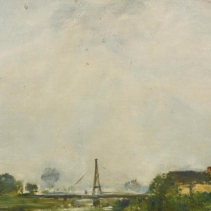 Le Rive Della Touques Durante Le Grandi Maree Eugène Boudin ebd88 quadro stampato su tela