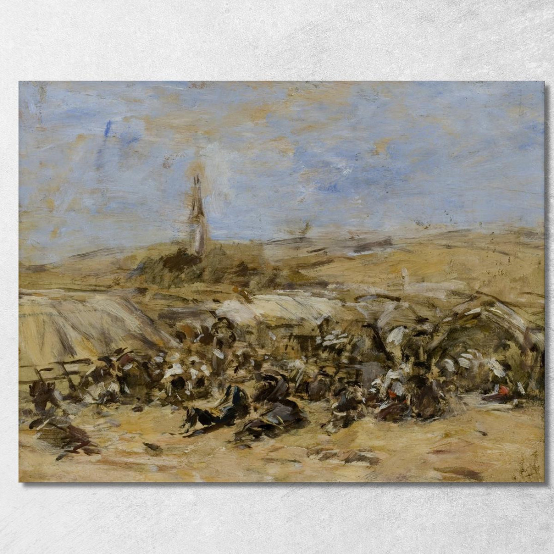 Pardon Di Sainte-Anne-La-Palud Eugène Boudin ebd103 quadro stampato su tela