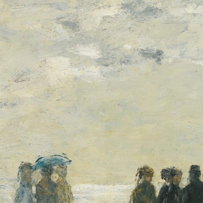 Scena Di Spiaggia A Trouville Eugène Boudin ebd123 quadro stampato su tela