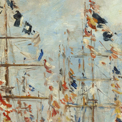 Bacino Degli Yacht A Trouville-Deauville Eugène Boudin ebd185 quadro stampato su tela