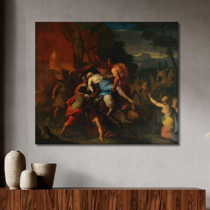 Combattimento Tra Centauri E Lapiti Gerard de Lairesse gdl12 quadro stampato su tela