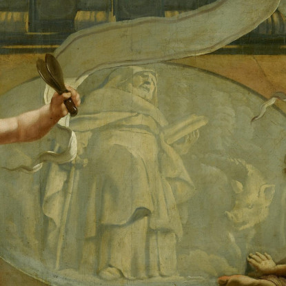 Sant'Antonio L'Eremita: Rappresentazione Allegorica Della Cura Dei Lebbrosi E Degli Innocenti Gerard de Lairesse gdl13 quadro s