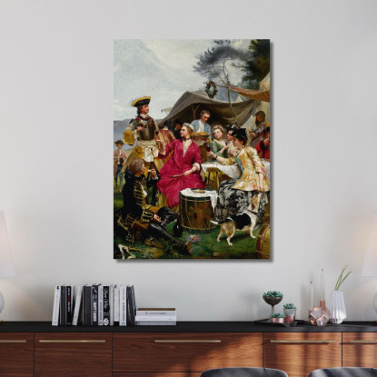 Il Benvenuto Gustave Jean Jacquet gjj12 quadro stampato su tela