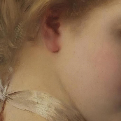 Giovane Bellezza In Abito Verde Gustave Jean Jacquet gjj28 quadro stampato su tela