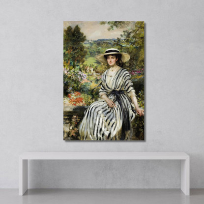Mary Rosamond Anstruther James Jebusa Shannon jjs12 quadro stampato su tela