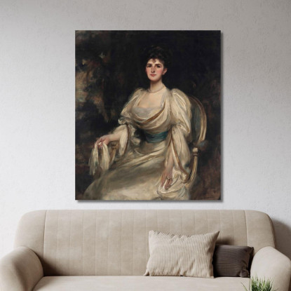 Mrs. George Harland-Peck James Jebusa Shannon jjs16 quadro stampato su tela
