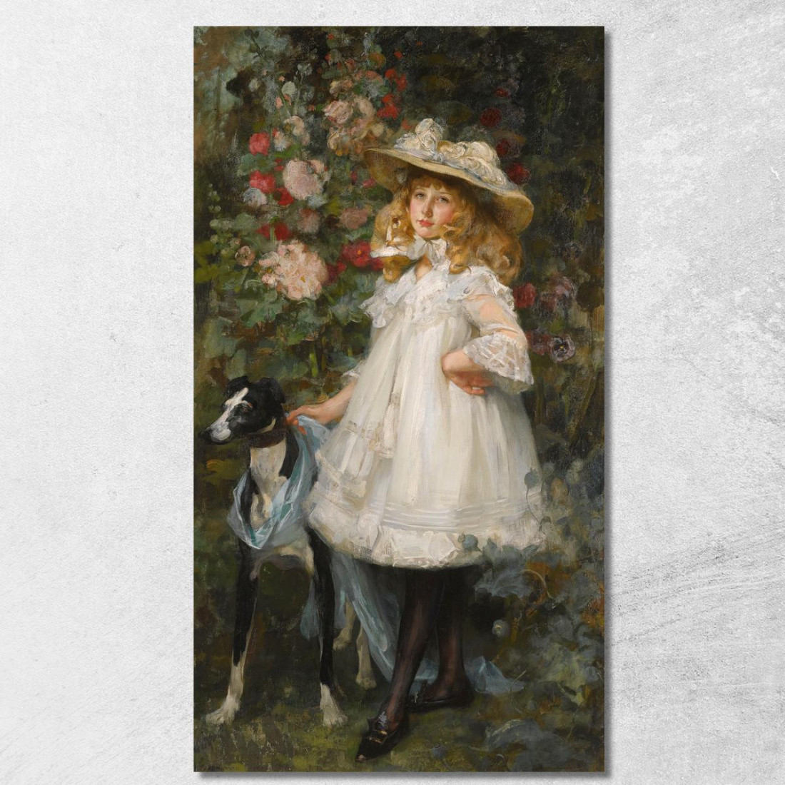Ritratto Di Una Ragazza James Jebusa Shannon jjs20 quadro stampato su tela