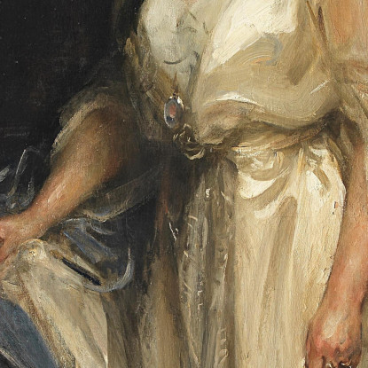 Ritratto Di Una Signora James Jebusa Shannon jjs23 quadro stampato su tela
