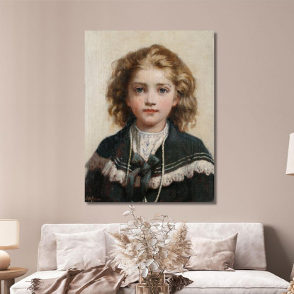 Ritratto Di Un Giovane Ragazzo In Abito Da Marinaio James Jebusa Shannon jjs24 quadro stampato su tela