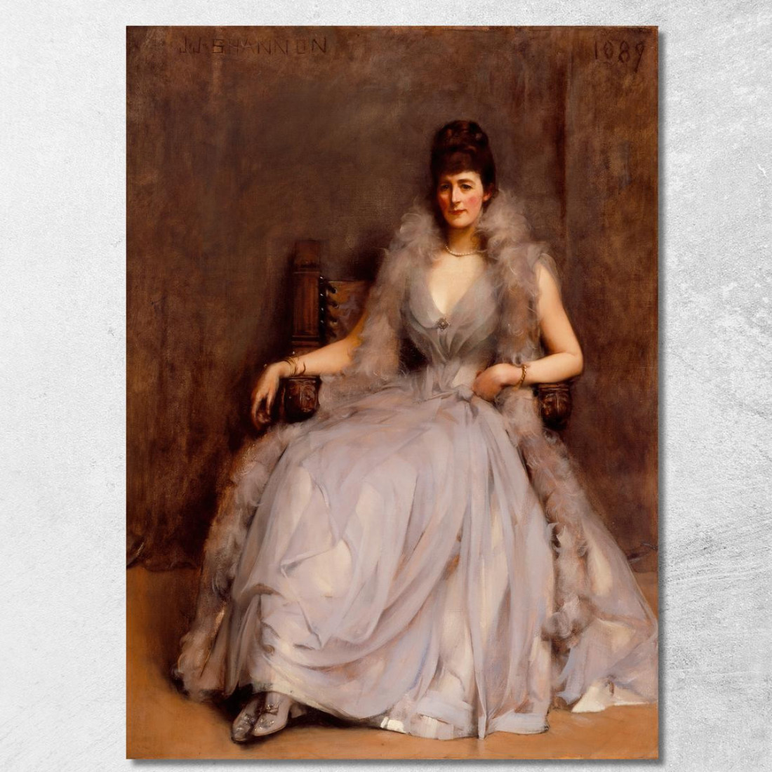 Ritratto Di Cecilia Tower James Jebusa Shannon jjs25 quadro stampato su tela