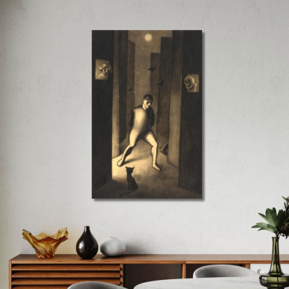 Il Sognatore Karl Wiener kwn131 quadro stampato su tela