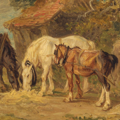 Il Pasto Di Mezzogiorno James Ward jwr41 quadro stampato su tela
