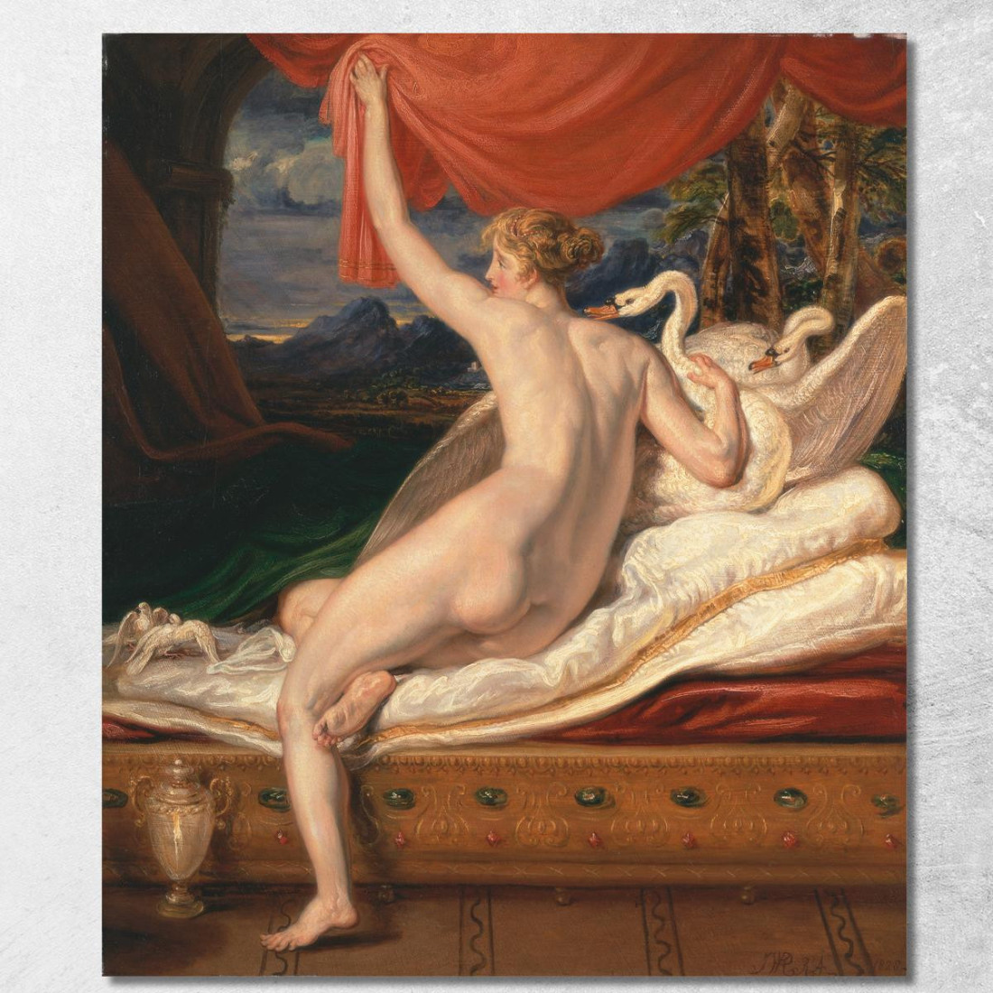 Venere Che Sorge Dal Suo Letto James Ward jwr48 quadro stampato su tela