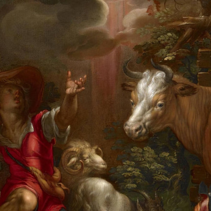 Annunciazione Ai Pastori Joachim Wtewael jwl2 quadro stampato su tela