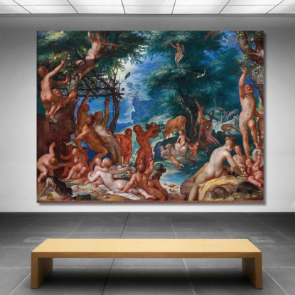 L'Età Dell'Oro Joachim Wtewael jwl23 quadro stampato su tela