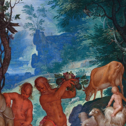 L'Età Dell'Oro Joachim Wtewael jwl23 quadro stampato su tela