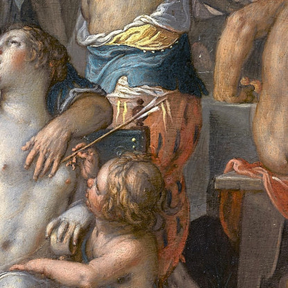 Le Nozze Di Peleo E Teti Joachim Wtewael jwl29 quadro stampato su tela
