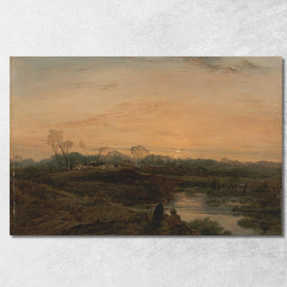 Sera A Bayswater John Linnell jln9 quadro stampato su tela
