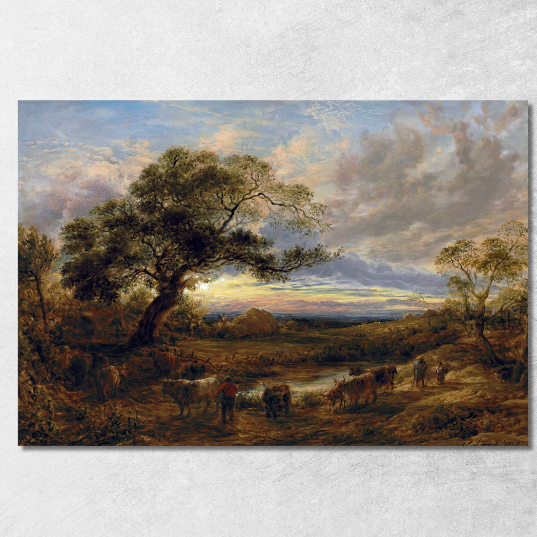 Sera John Linnell jln10 quadro stampato su tela