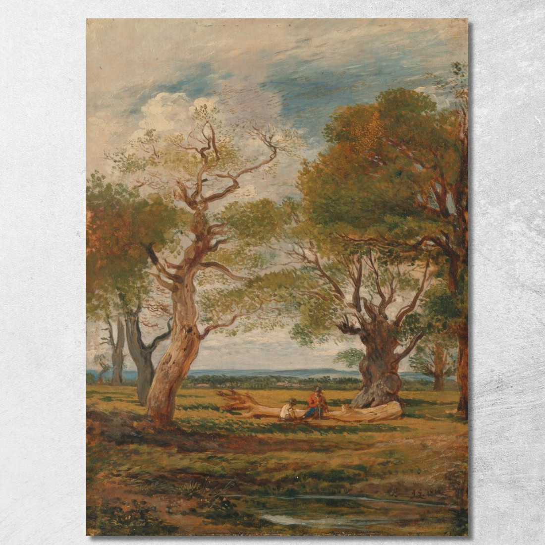 Paesaggio Con Figure John Linnell jln16 quadro stampato su tela