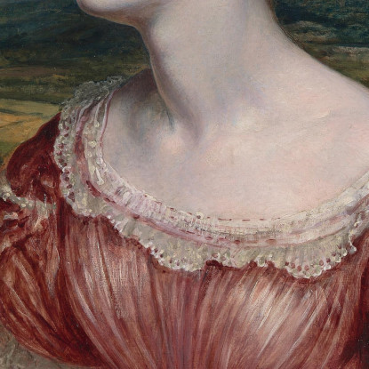 Miss Puxley John Linnell jln18 quadro stampato su tela