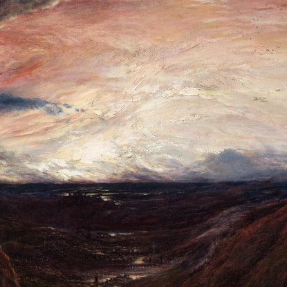 Noè La Vigilia Del Diluvio John Linnell jln22 quadro stampato su tela