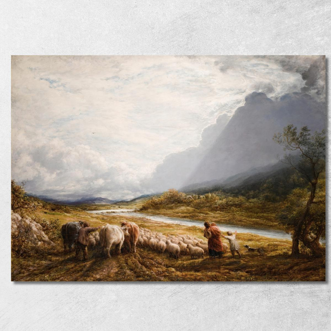 La Nuvola John Linnell jln27 quadro stampato su tela
