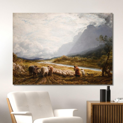 La Nuvola John Linnell jln27 quadro stampato su tela