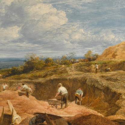 Le Cave Di Ghiaia Di Kensington John Linnell jln28 quadro stampato su tela