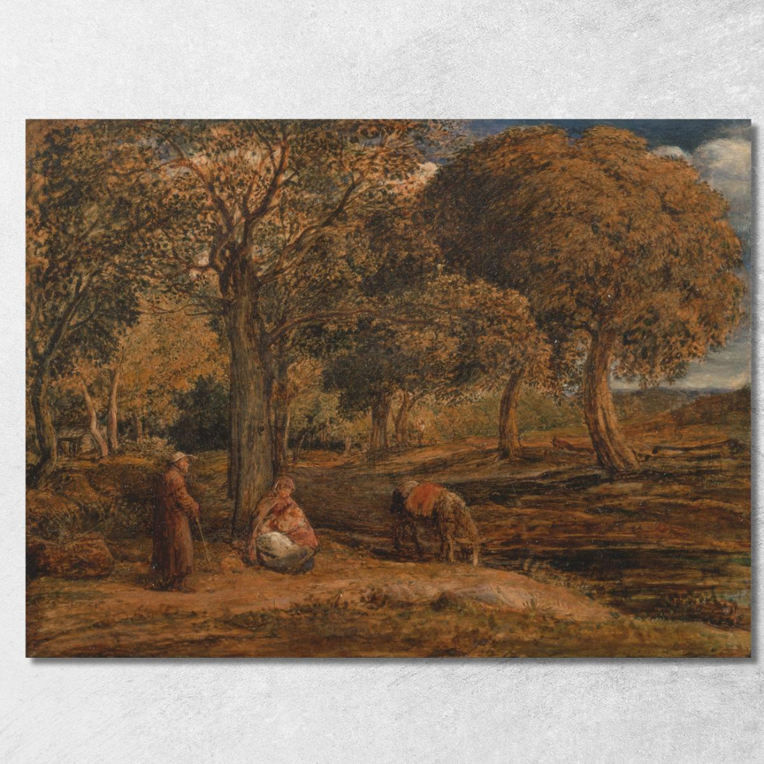 Il Riposo Durante La Fuga In Egitto John Linnell jln29 quadro stampato su tela
