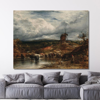Il Mulino A Vento John Linnell jln31 quadro stampato su tela