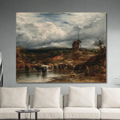 Il Mulino A Vento John Linnell jln31 quadro stampato su tela