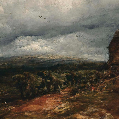 Il Mulino A Vento John Linnell jln31 quadro stampato su tela