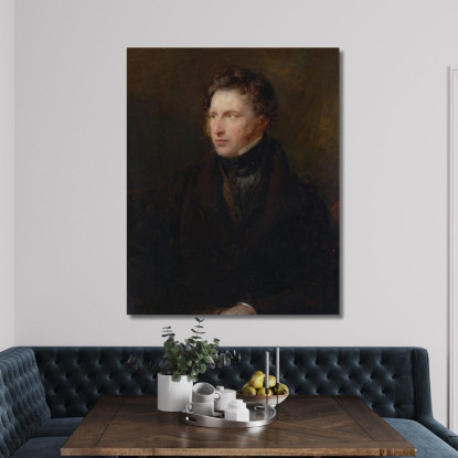 William Collins R.A. John Linnell jln33 quadro stampato su tela