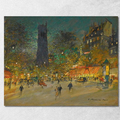 La Tour Saint Jacques Konstantin Alexeevich Korovin kak11 quadro stampato su tela