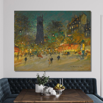 La Tour Saint Jacques Konstantin Alexeevich Korovin kak11 quadro stampato su tela
