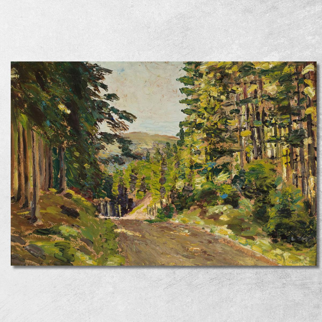 Paesaggio Siberiano Konstantin Alexeevich Korovin kak27 quadro stampato su tela