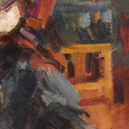 Il Suonatore Di Chitarra Konstantin Alexeevich Korovin kak30 quadro stampato su tela