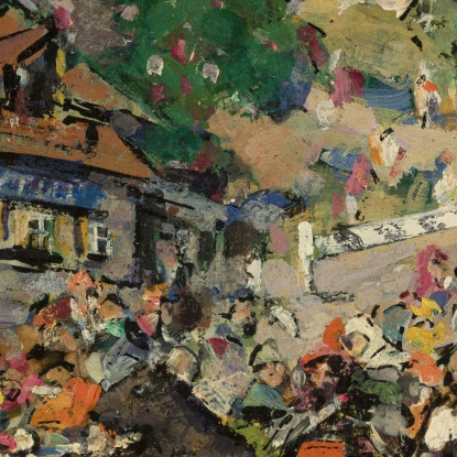 Con Orsi In Siberia Konstantin Alexeevich Korovin kak42 quadro stampato su tela