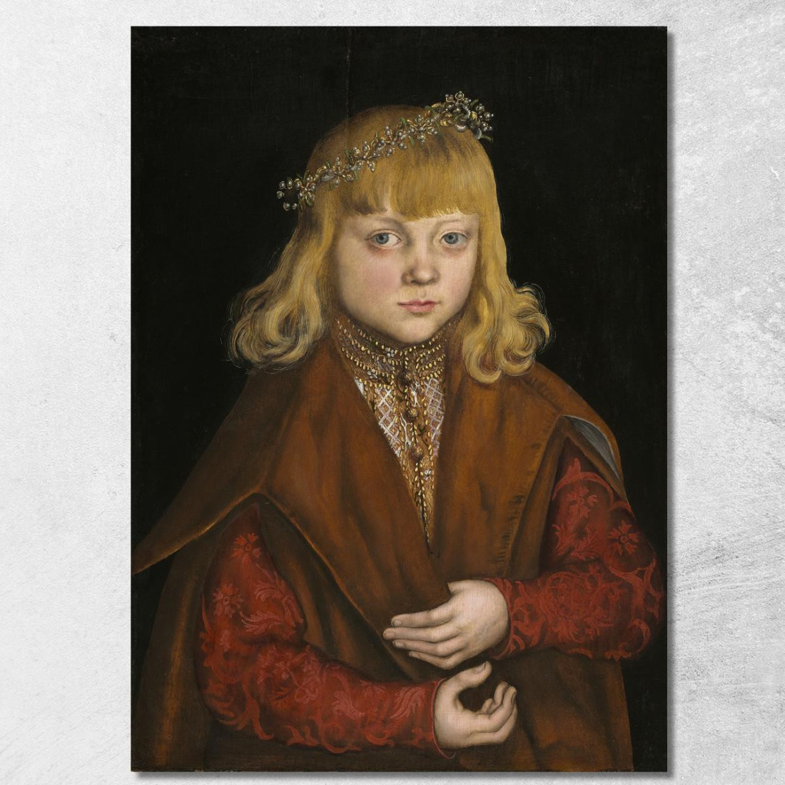 Un Principe Di Sassonia Lucas Cranach the Elder lce1 quadro stampato su tela