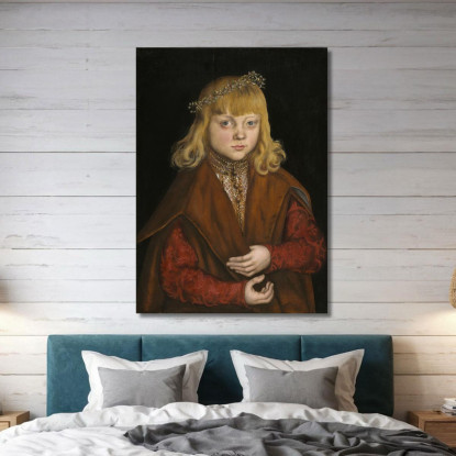 Un Principe Di Sassonia Lucas Cranach the Elder lce1 quadro stampato su tela