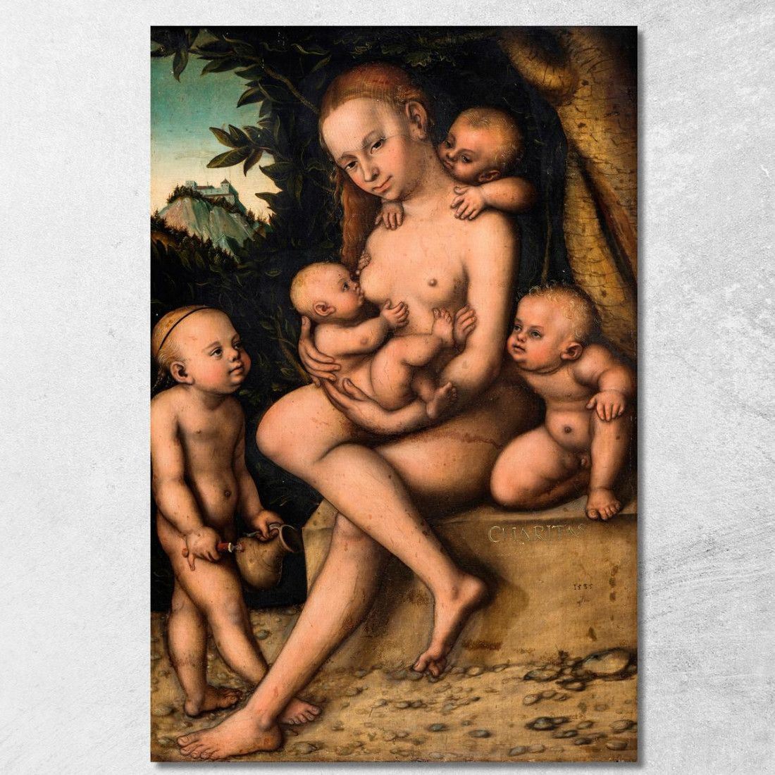 Carità Lucas Cranach the Elder lce10 quadro stampato su tela