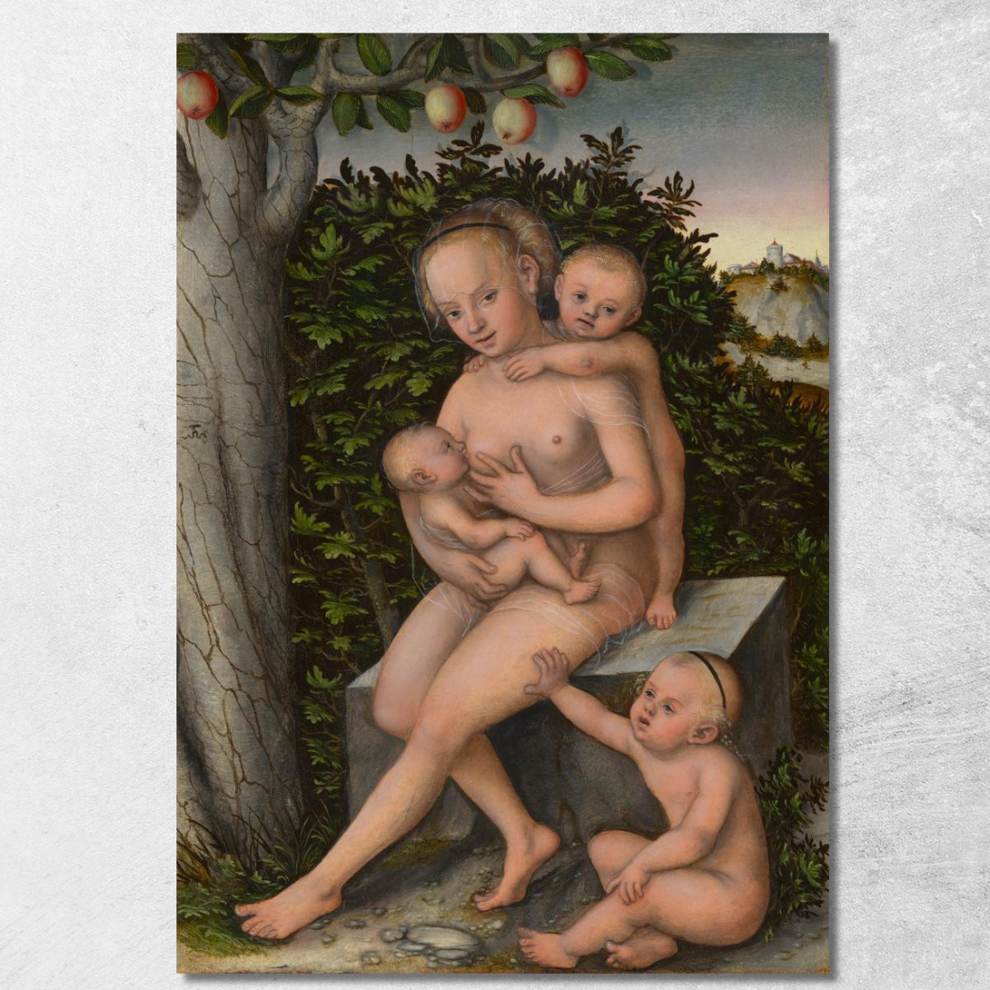 Carità Lucas Cranach the Elder lce11 quadro stampato su tela