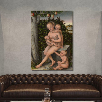 Carità Lucas Cranach the Elder lce11 quadro stampato su tela