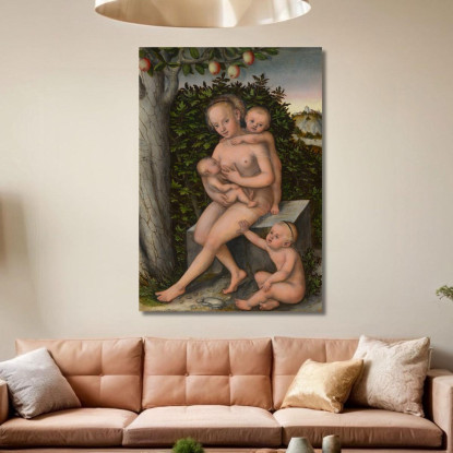 Carità Lucas Cranach the Elder lce11 quadro stampato su tela