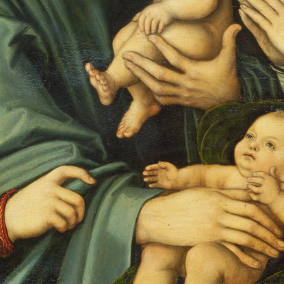 Cristo Che Benedice I Bambini 2 Lucas Cranach the Elder lce12 quadro stampato su tela