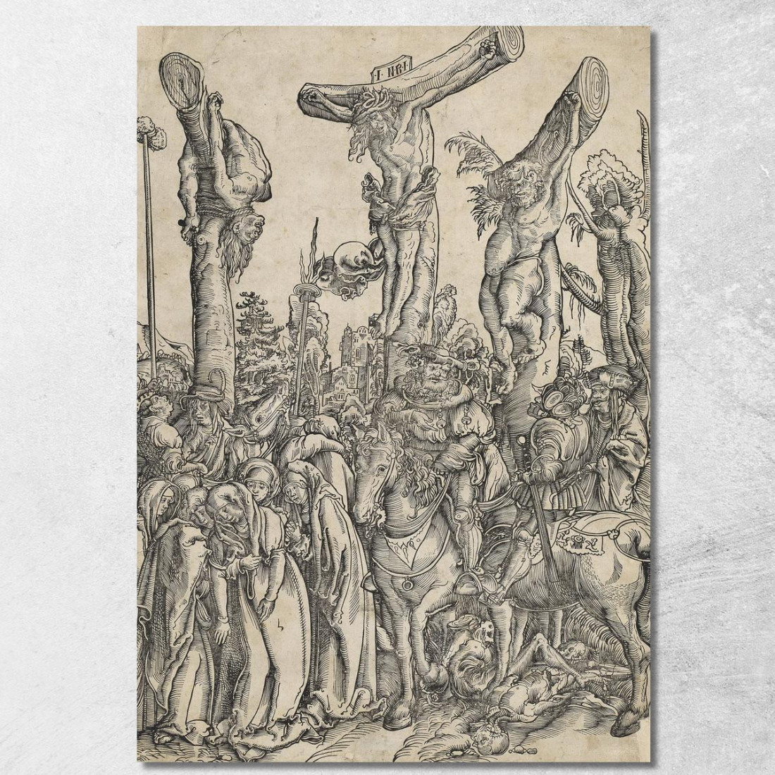 Crocifissione Lucas Cranach the Elder lce14 quadro stampato su tela