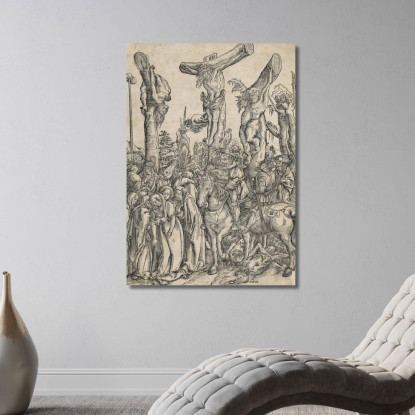 Crocifissione Lucas Cranach the Elder lce14 quadro stampato su tela